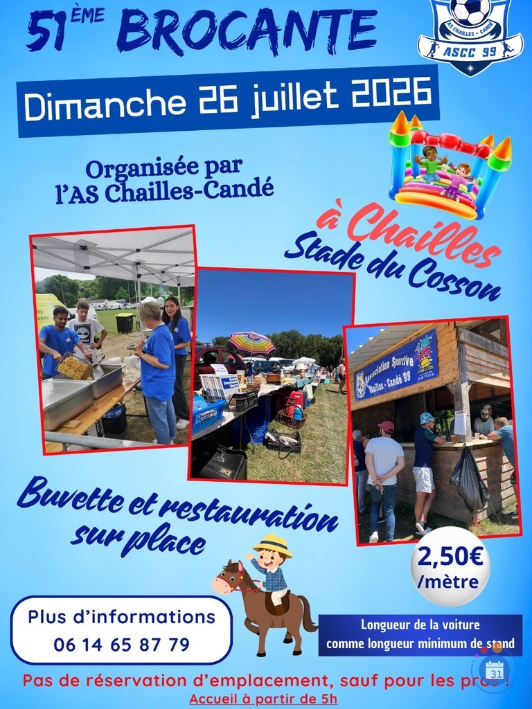 Image Brocante de l'AS Chailles Candé 99 (photo 1)