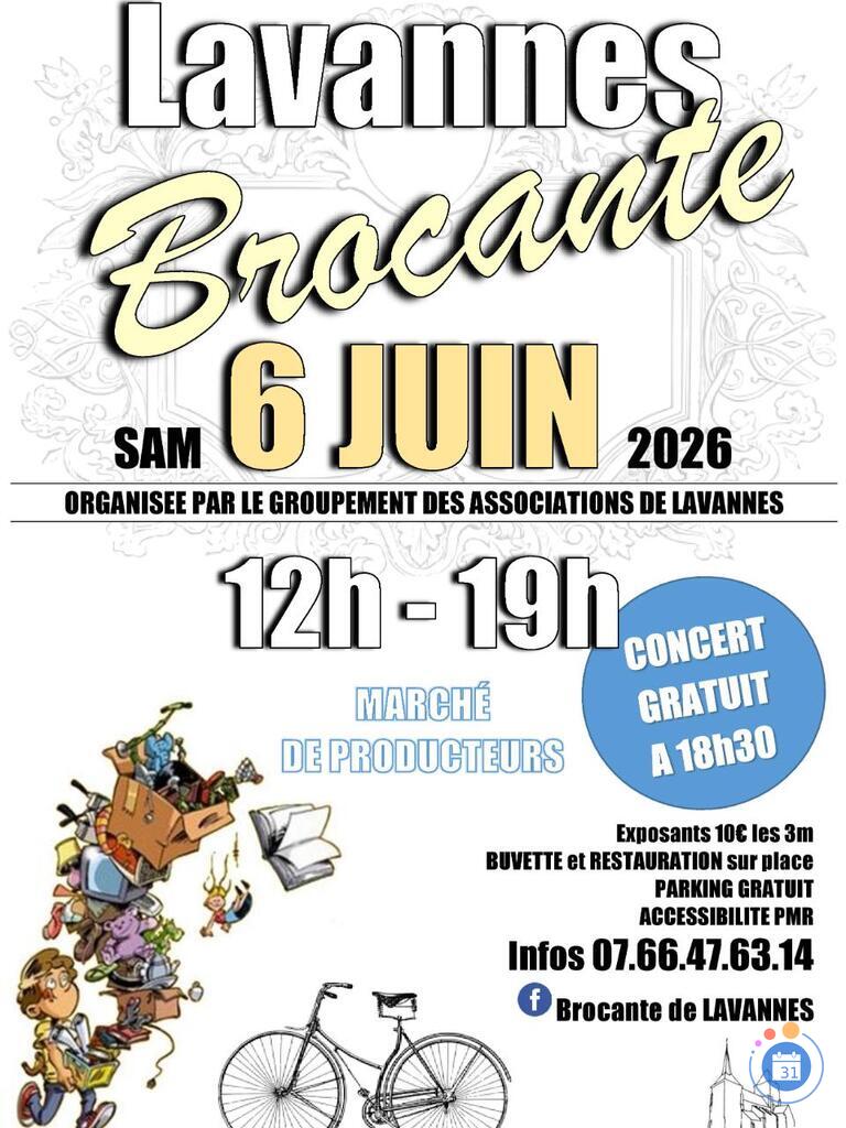 Image 6ème Brocante vide grenier de Lavannes (51) (photo 1)