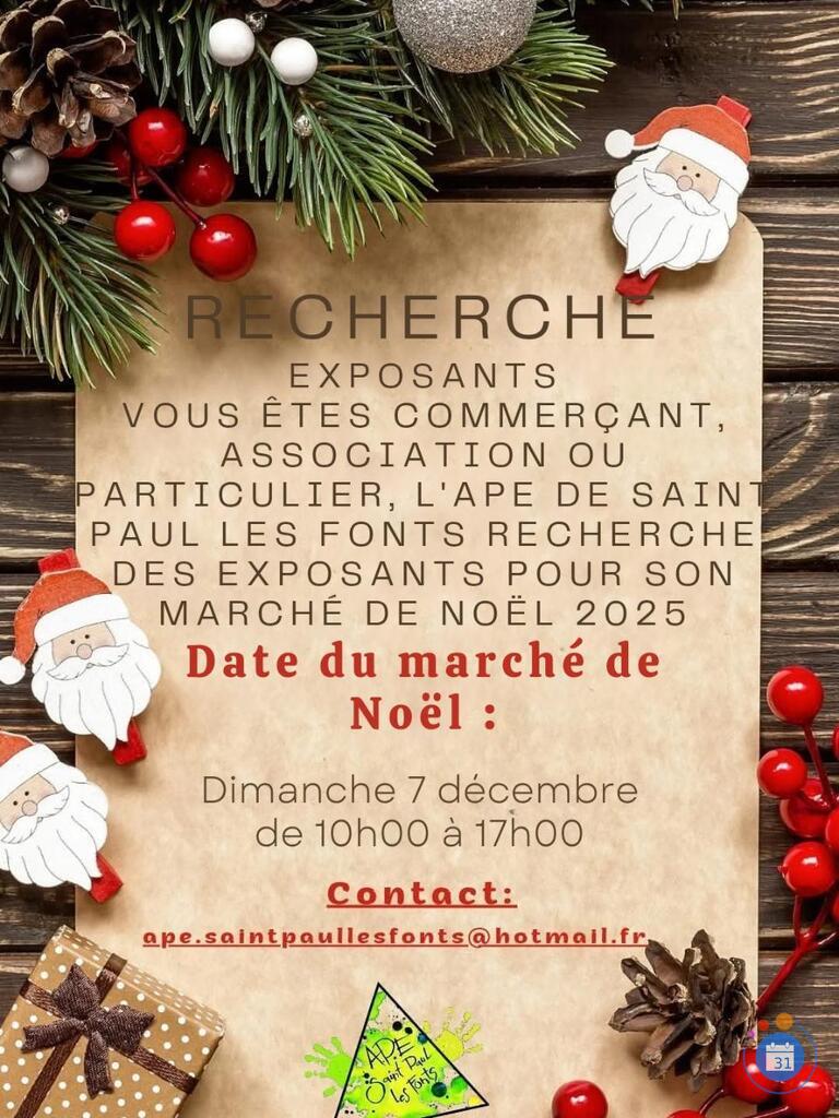 Image Marché de Noël de Saint Paul les fonts (photo 1)