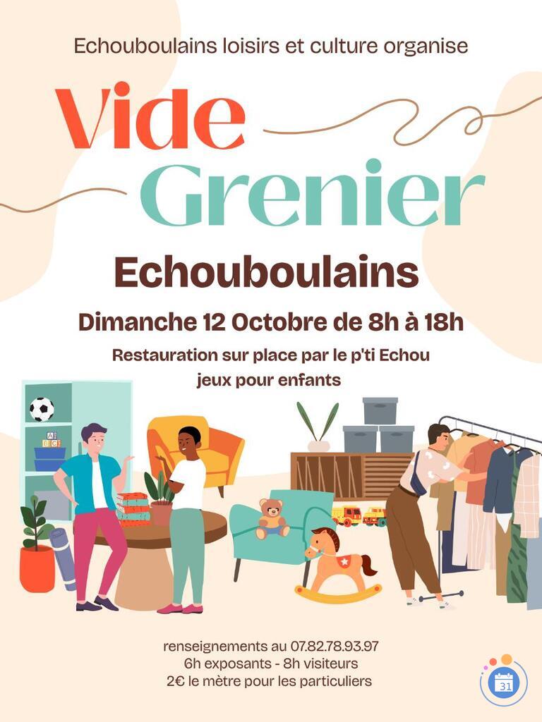 Vide grenier Elc echouboulains