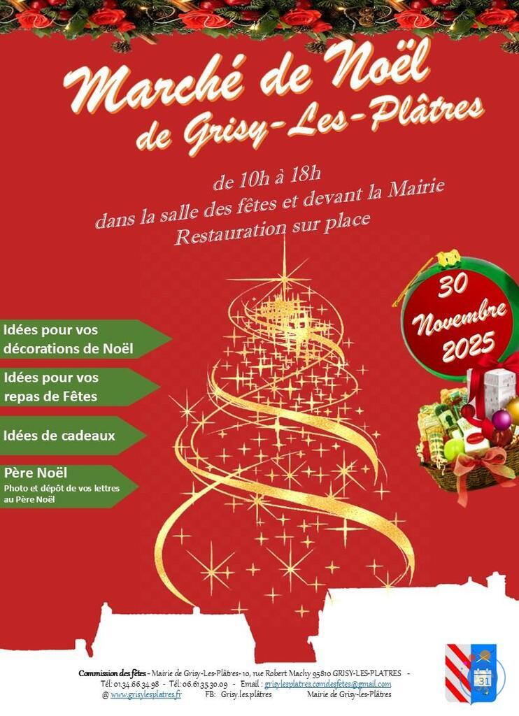 Image Marché de Noël 2025 DE Grisy-les-Plâtres (photo 1)