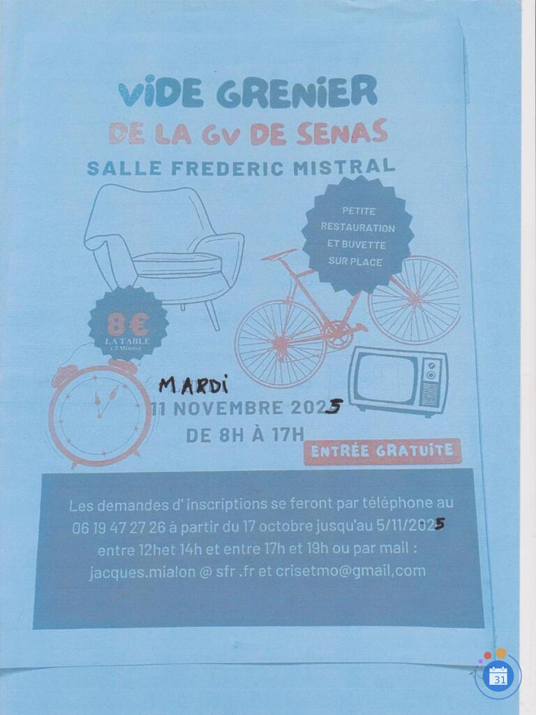 Image Vide grenier gv senas (photo 1)