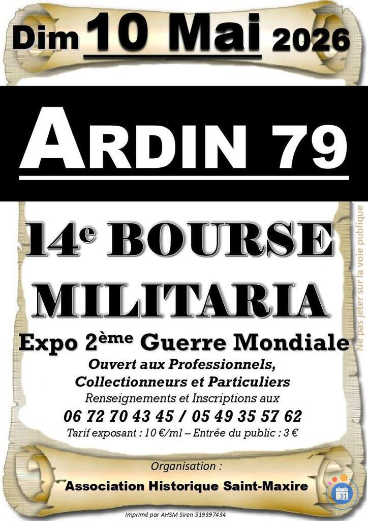 Image 14ème bourse militaria d’ardin (79) (photo 1)