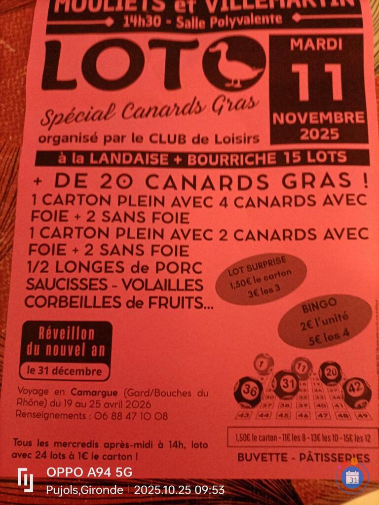 Image Super loto canards gras (photo 1)