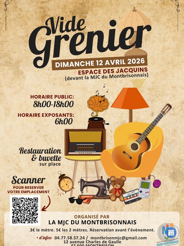 Image vide grenier de la mjc du montbrisonnais (photo 1)