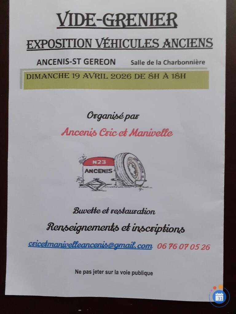 Image Vide grenier - exposition véhicules anciens (photo 1)