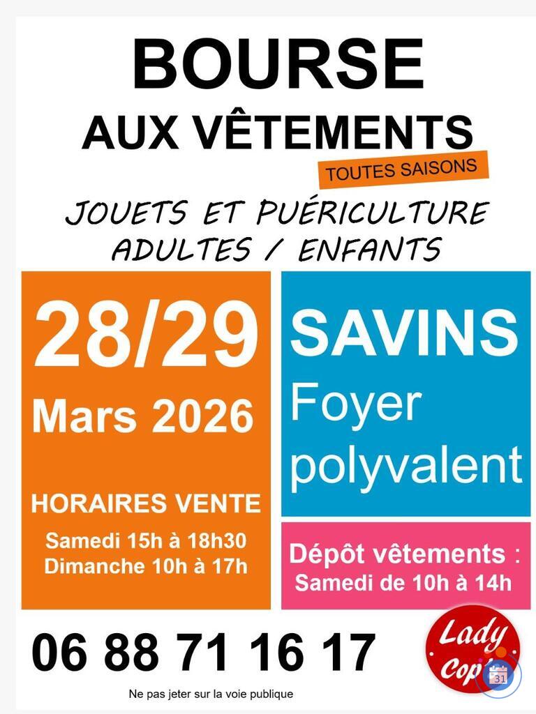 Image Bourse aux vêtements - Jouets et Puériculture - Lady Cop's (photo 1)