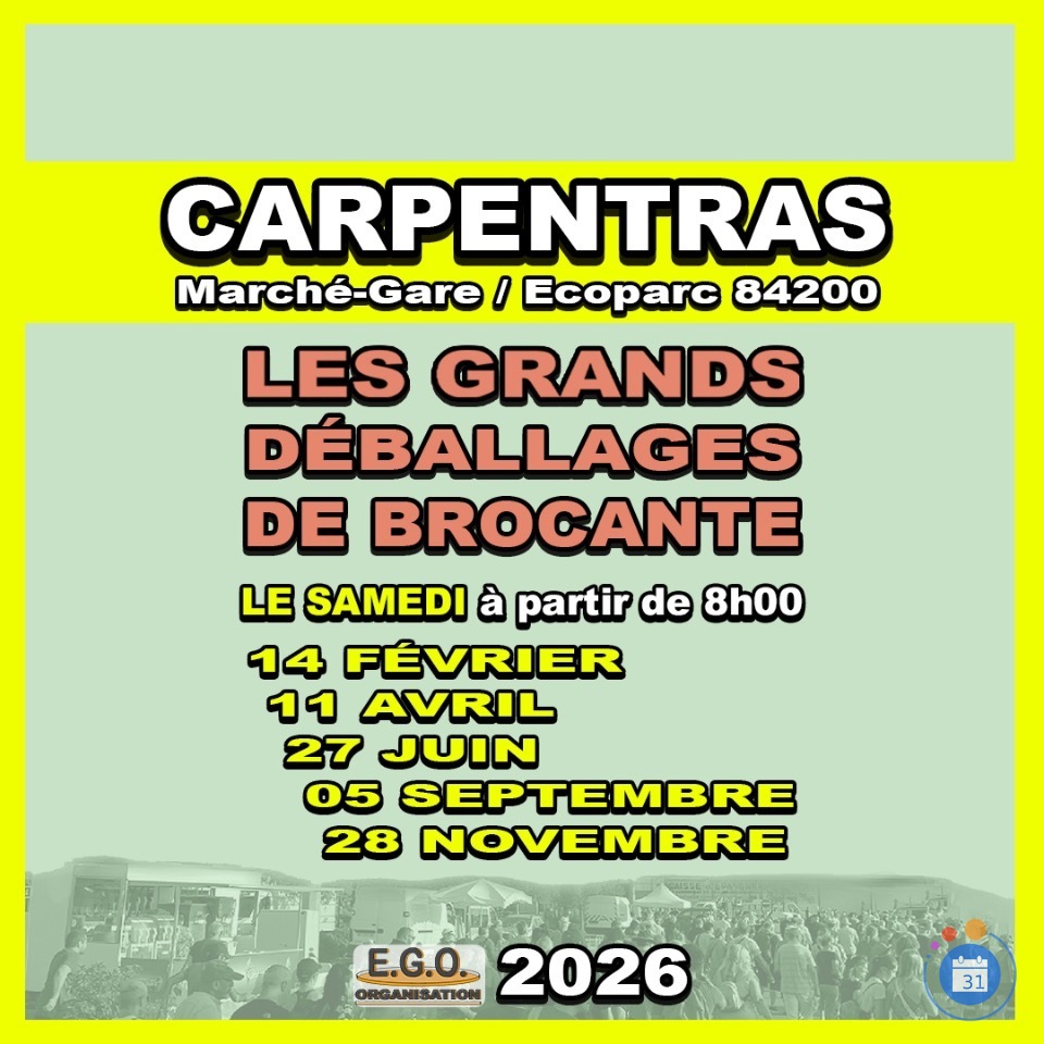 Image Grand déballage de brocante au marché gare écoparc (photo 2)