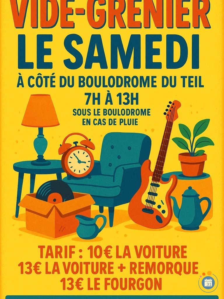 Image Vide grenier Le Teil (photo 1)