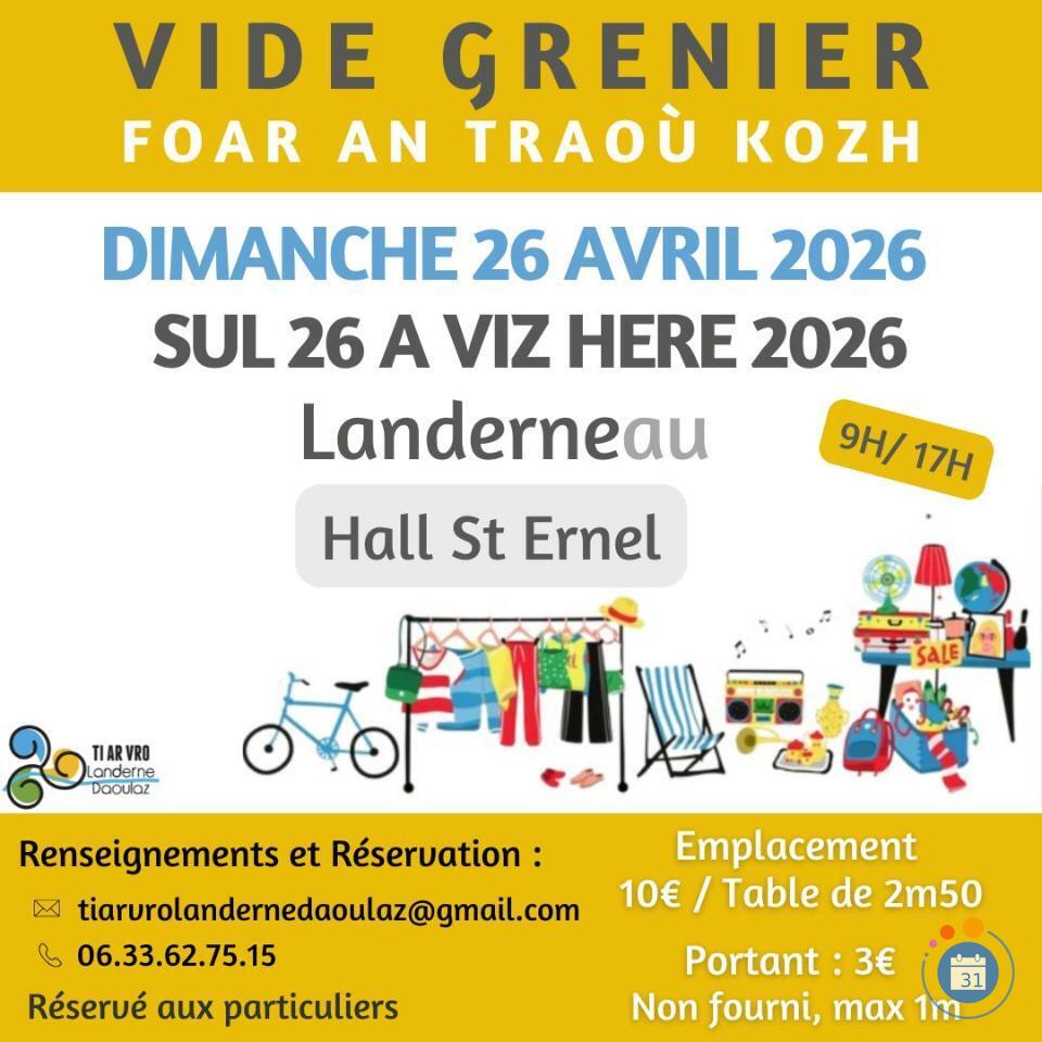 Image Vide grenier - Ti ar Vro Landerne Daoulaz (photo 1)