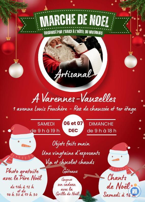 Image Marché de Noël artisanal - UAICF à Varennes-Vauzelles (photo 1)