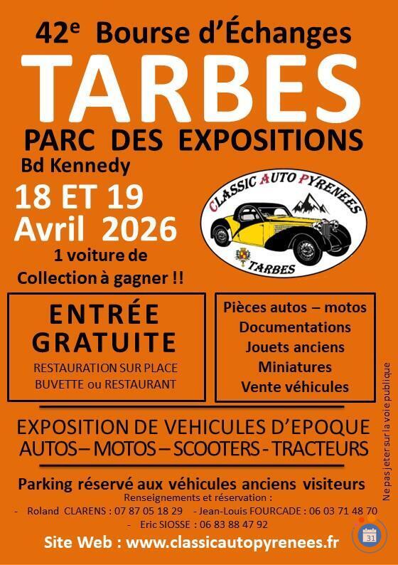 Image 42 ème Bourse d'échange Autos Motos collection de Tarbes (photo 1)