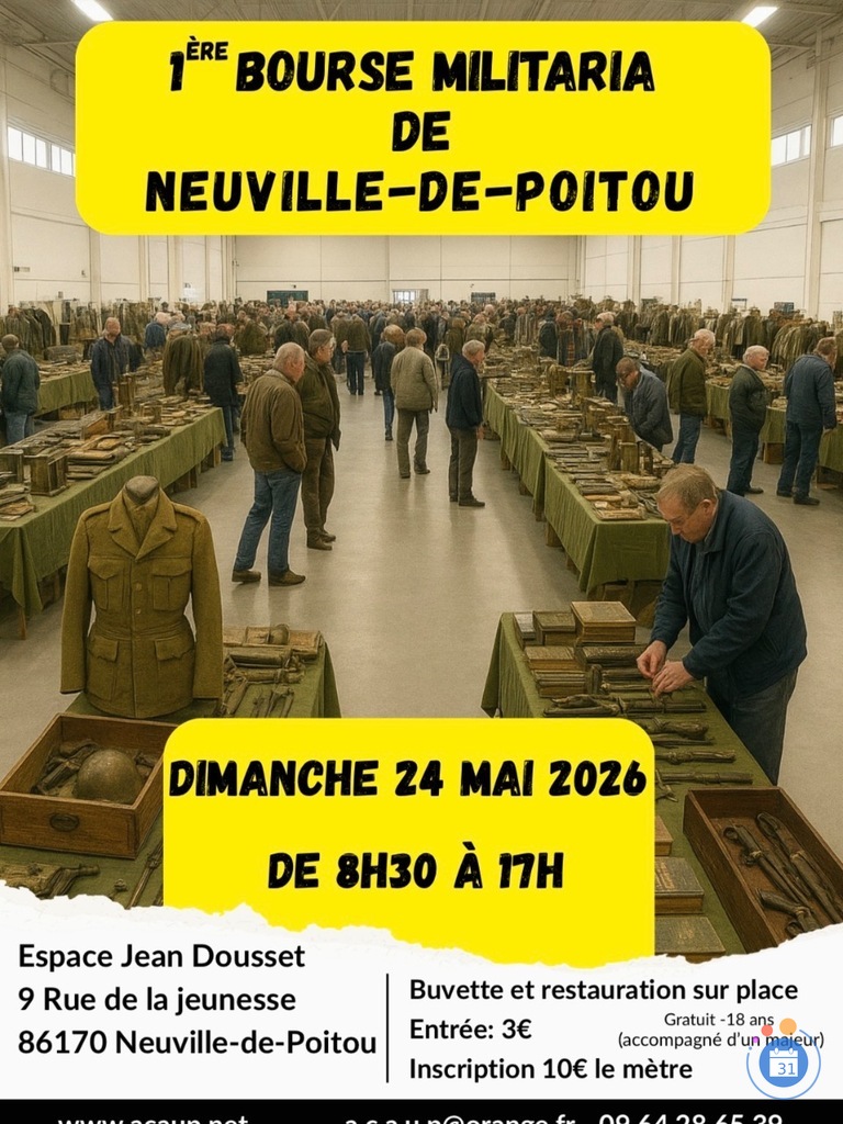 Image 1ère bourse militaria de Neuville-De-Poitou (photo 1)