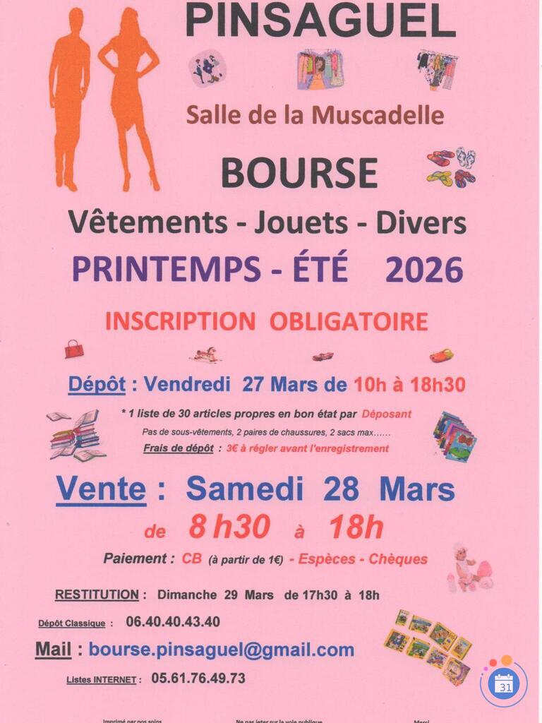 Image Bourse aux Vêtements et Divers PRINTEMPS - ETE (photo 1)