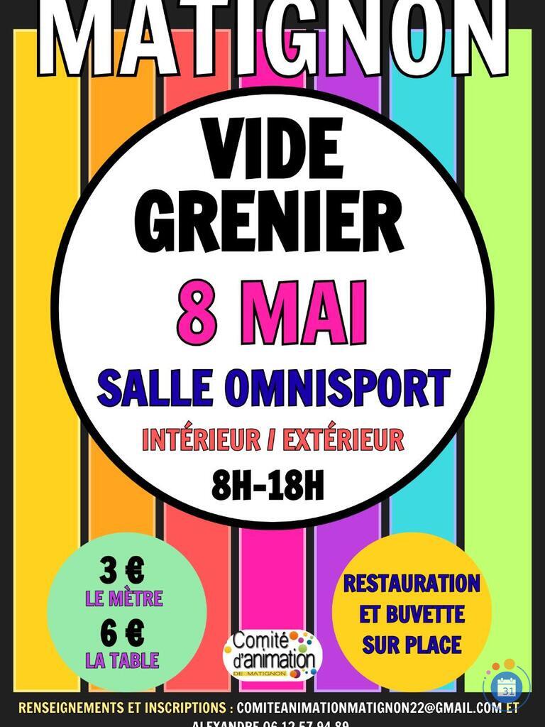 Image Vide-Grenier du Comité d'Animation de Matignon (photo 1)