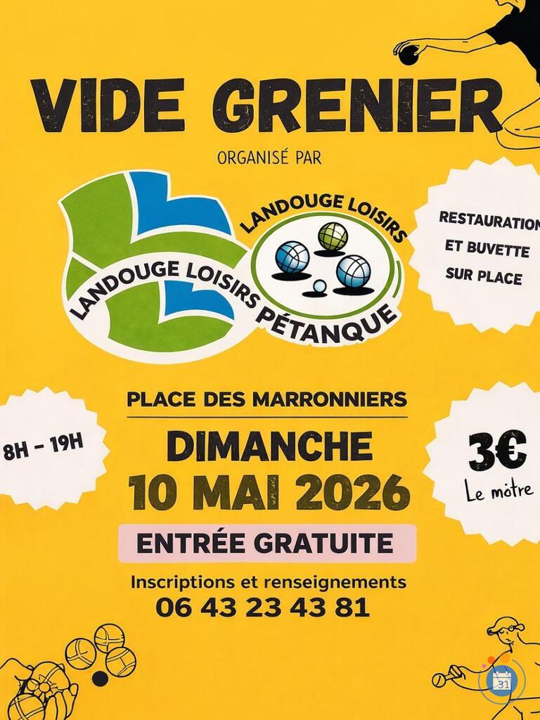 Image Vide grenier landouge loisirs petanque (photo 1)