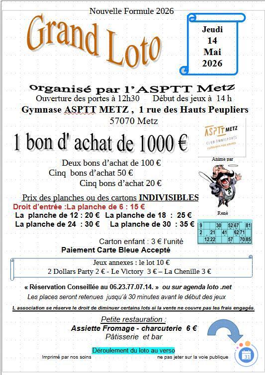 Image Loto ASPTT Metz (photo 1)
