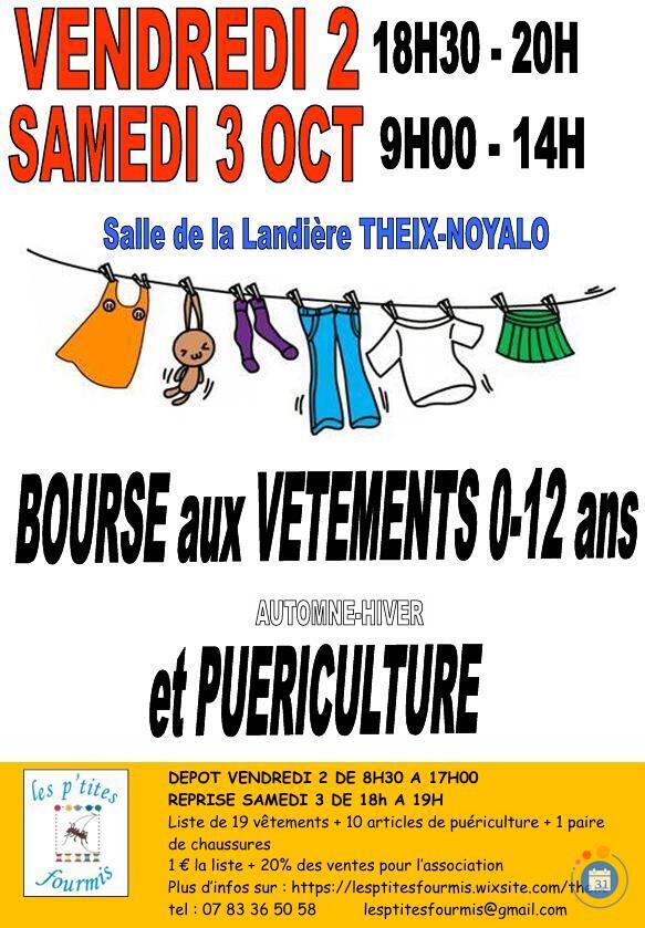 Image Bourse aux vêtements 0-12 ans et puériculture (photo 1)