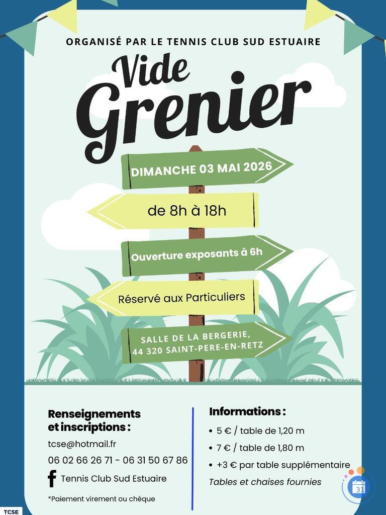 Image Vide grenier - Tennis Club Sud Estuaire (photo 1)