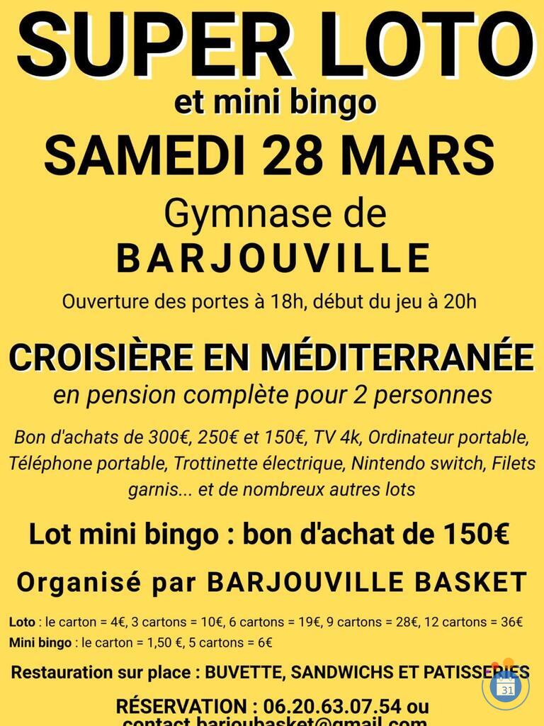 Image SUPER LOTO et Mini Bingo de Barjouville Basket (photo 1)