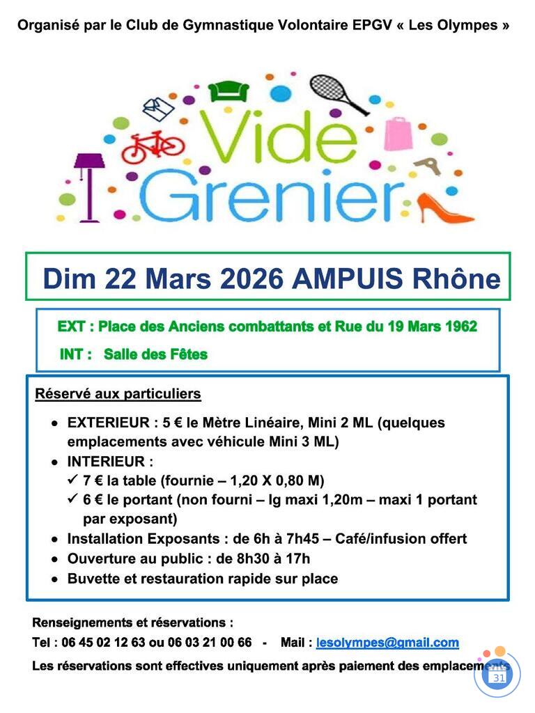 Image Vide grenier ampuis 69 (photo 1)