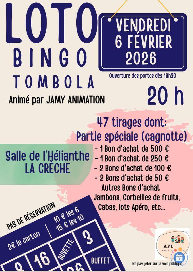 Image Loto de l'APE Crèchoise (photo 1)