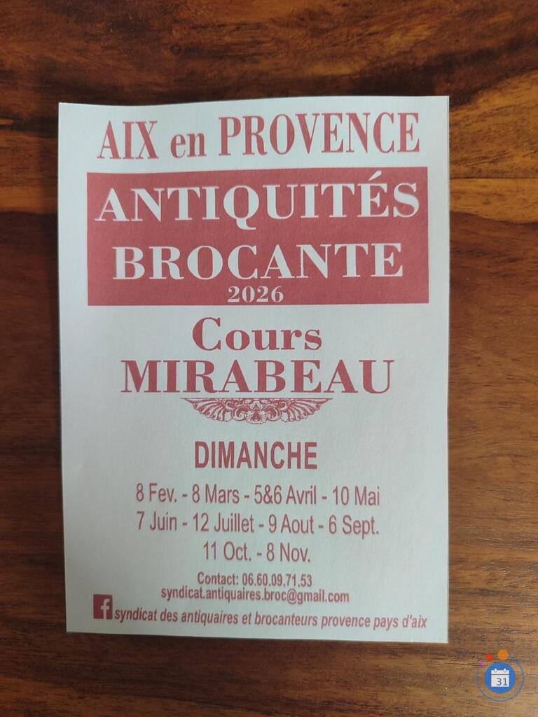 Image Antiquites brocante du cours mirabeau (photo 1)