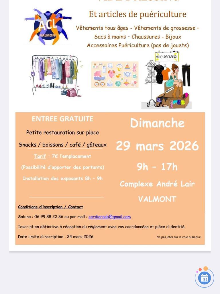 Image Vide dressing et articles de puériculture (photo 1)