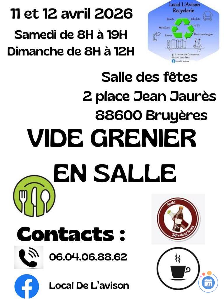 Image Vide grenier en salle (photo 1)