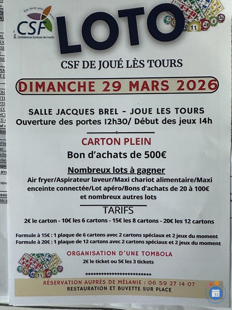 Image Super loto animé par melanie (photo 1)