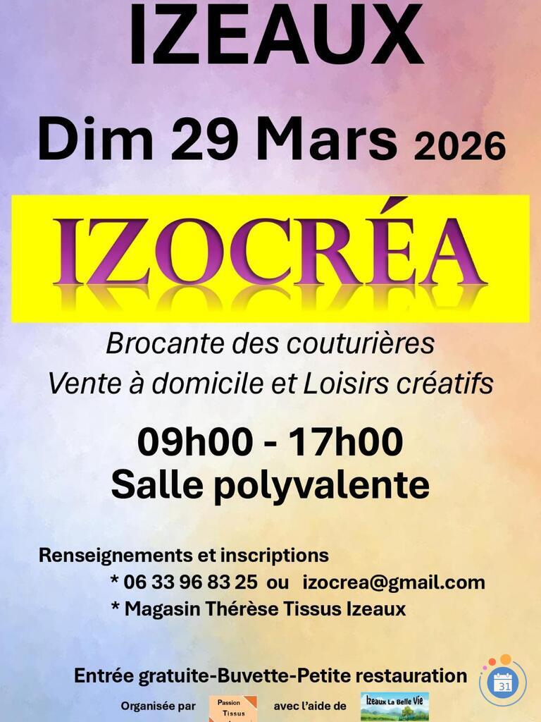 Image IZOCREA-Brocantes des couturières, loisrs créatifs et VDI (photo 1)
