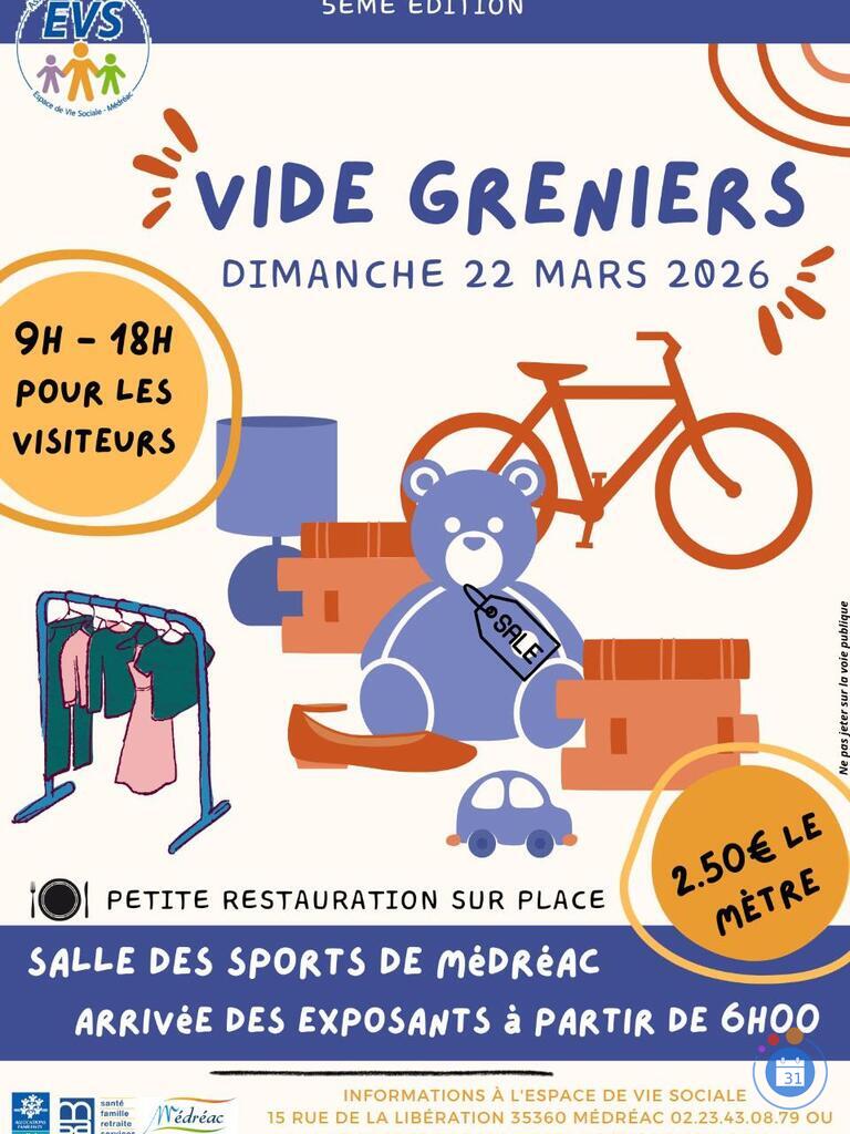 Image Vide-greniers EVS Médréac (photo 1)