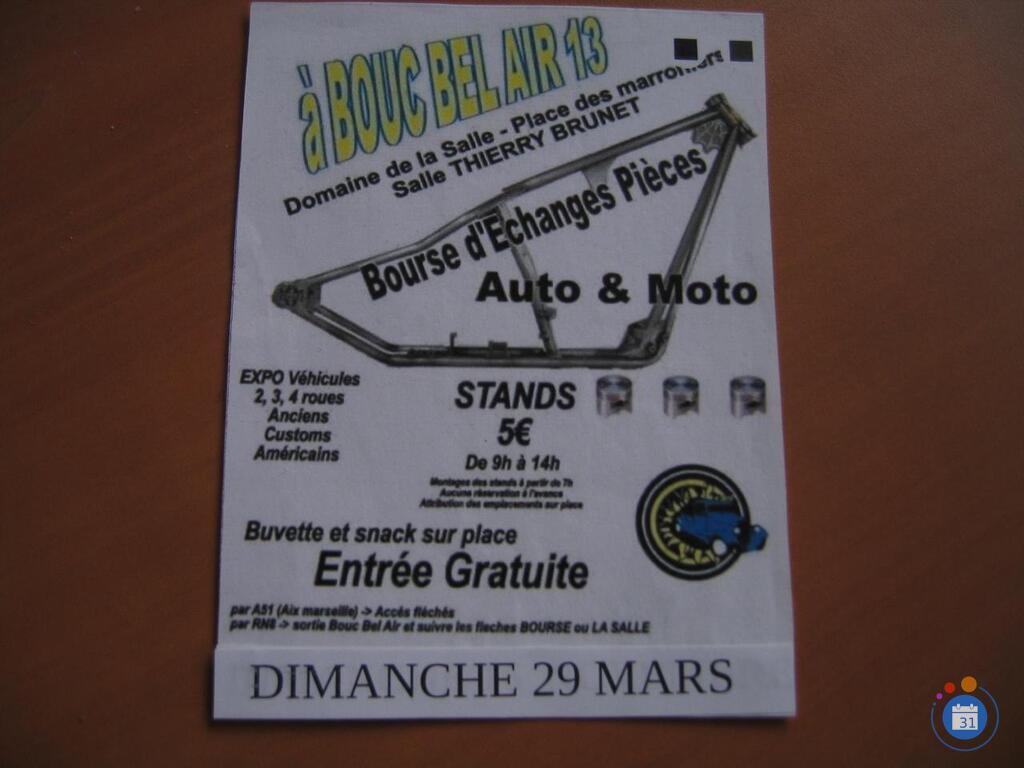 Image Bourse d'échange piéces autos motos a Bouc Bel Air (photo 1)