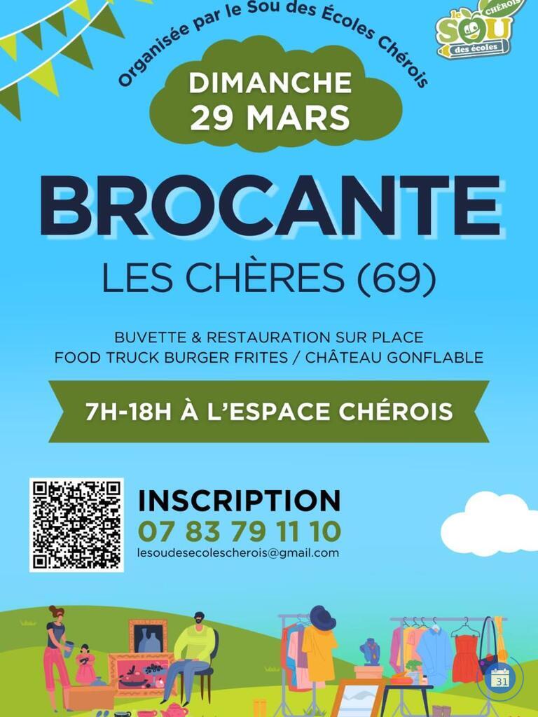 Image 30ème brocante du Sou des écoles Chérois (photo 1)