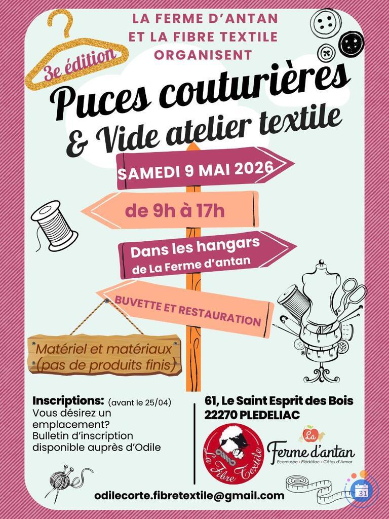 Image 3e édition Puces couturières et vide atelier textile (photo 1)