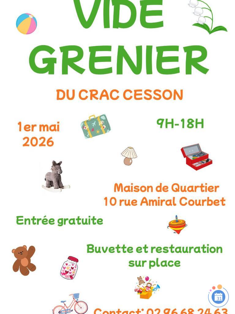 Image vide grenier du CRAC Cesson (photo 1)