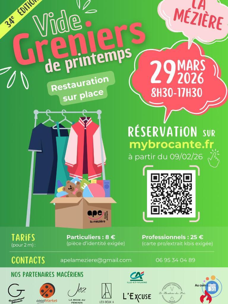 Image 34e vide-greniers de printemps à La Mézière (photo 1)