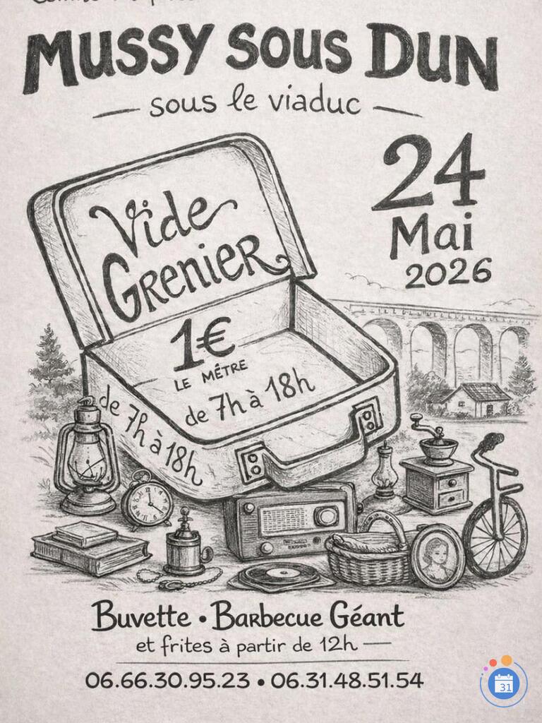 Image Vide grenier du Viaduc de Mussy (photo 1)