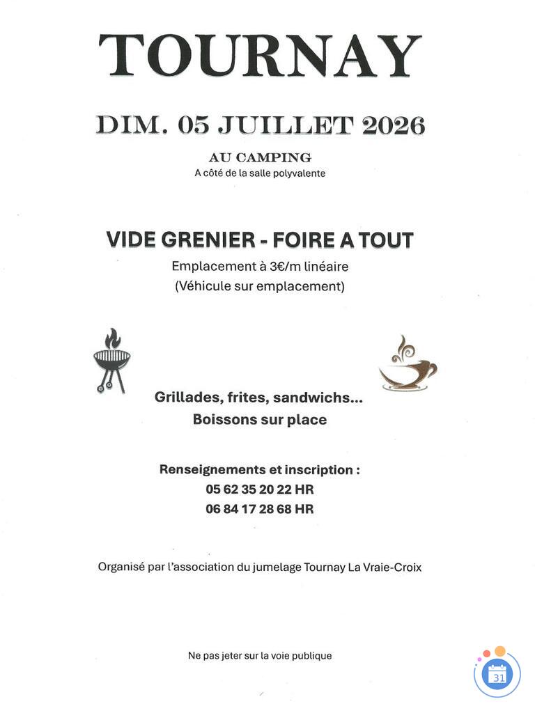 Image Vide grenier foire à tout d'été (photo 1)