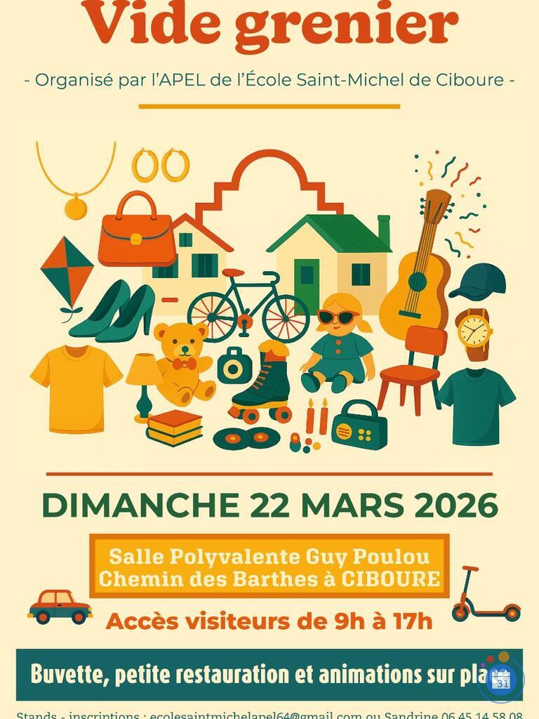Image Vide-grenier de l'apel ecole st-michel de ciboure (photo 1)