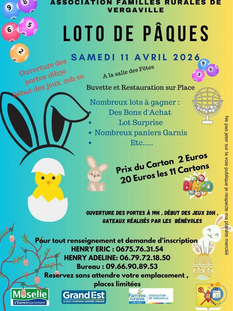 Image Loto de Pâques Association Familles Rurales (photo 1)