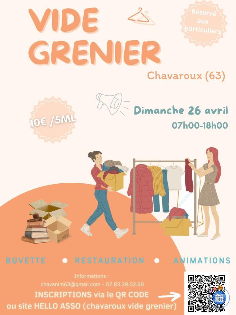Image Vide grenier organisé par CHAV'ANIME (photo 1)
