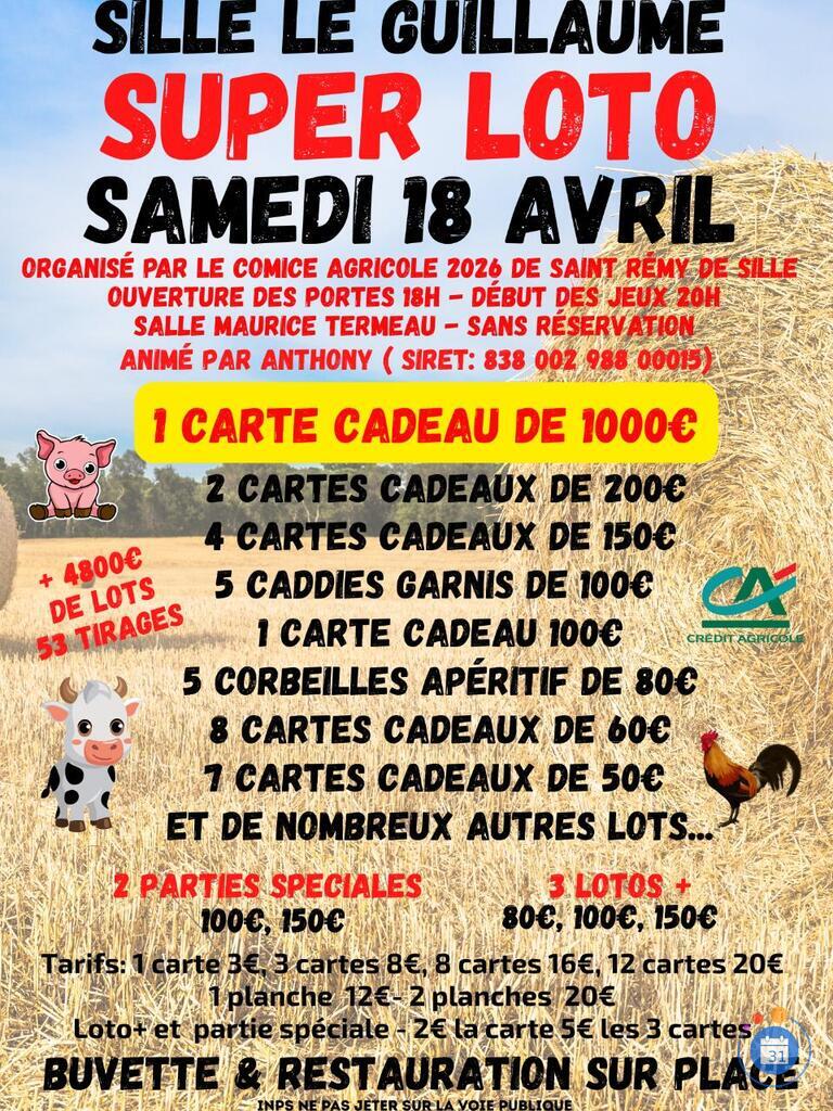 Image Loto du comice agricole 2026 st rémy de sille (photo 1)