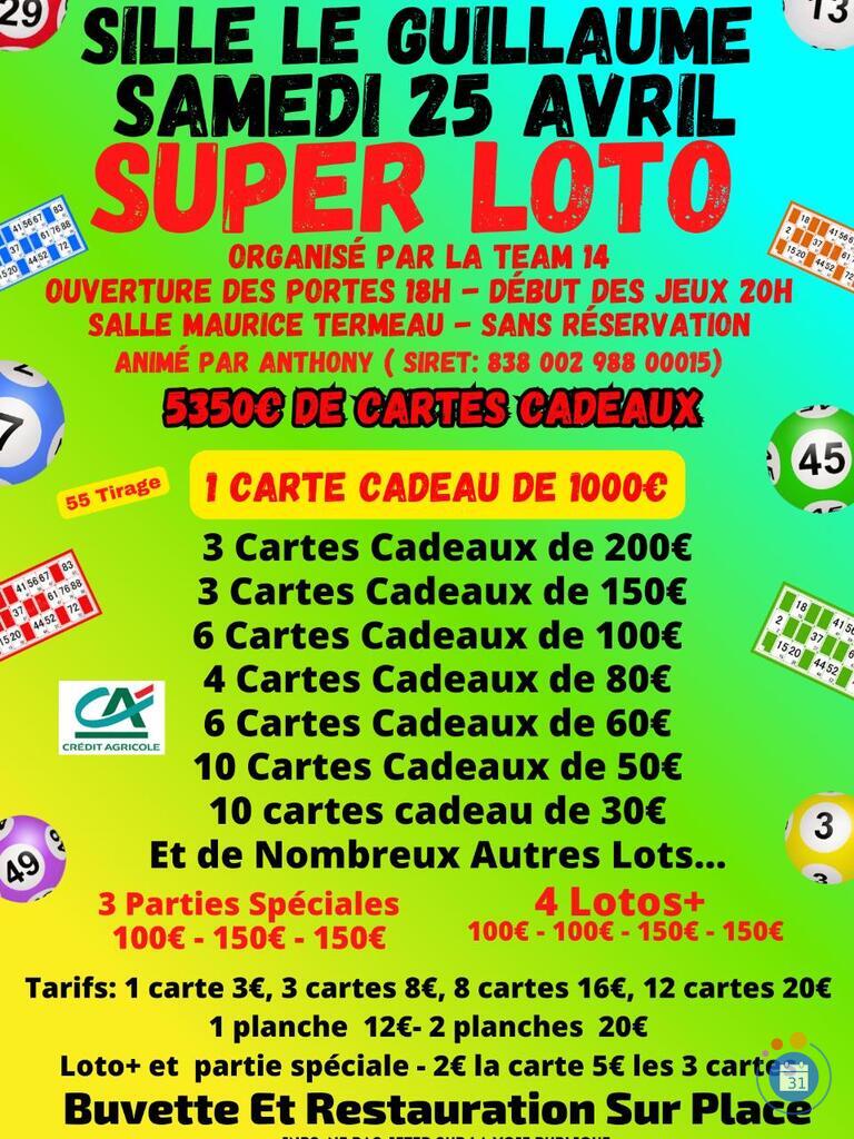 Image loto de la team 14 compétitions (photo 1)