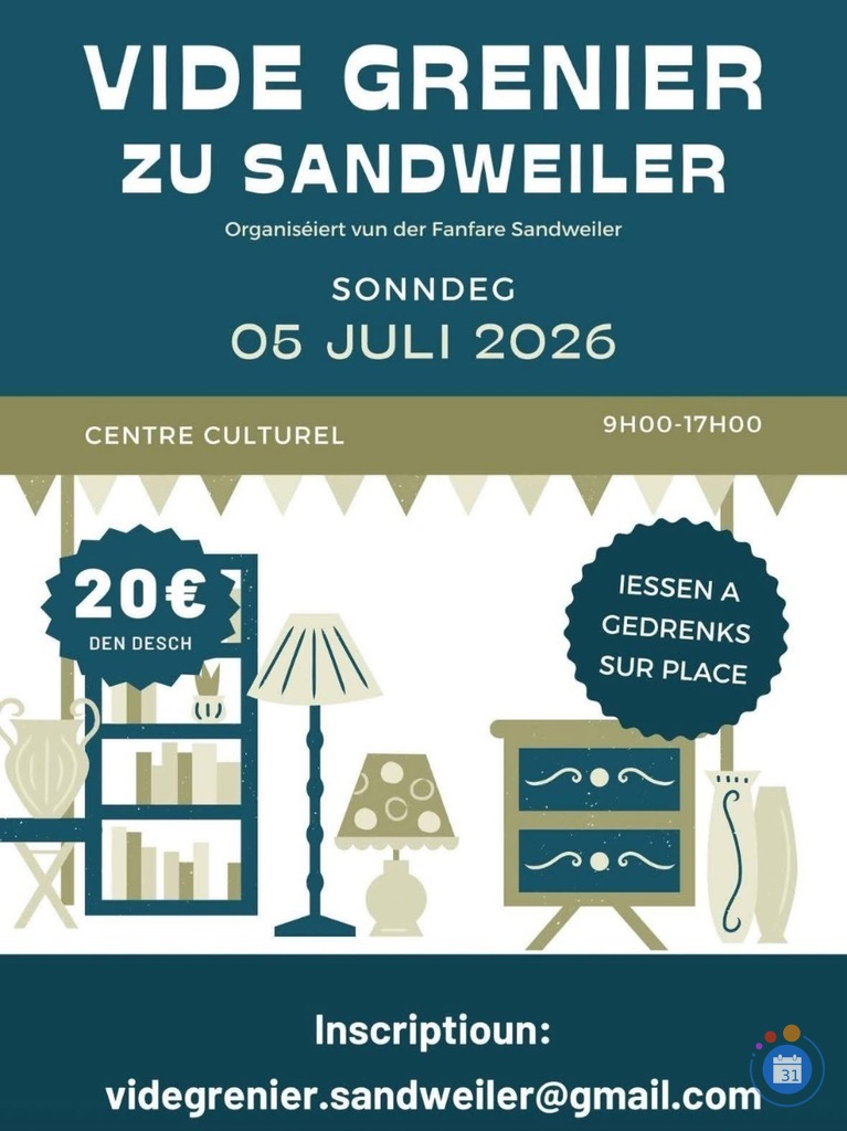 Image Vide Grenier Sandweiler (photo 1)