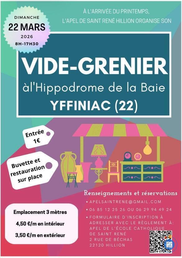 Image Vide grenier hippodrome Yffiniac (photo 1)