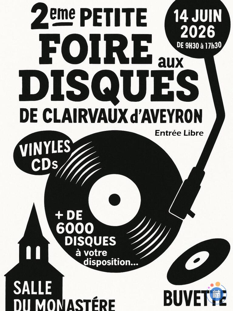 Image 2ème Petite Foire aux disques de Clairvaux d'Aveyron (photo 1)