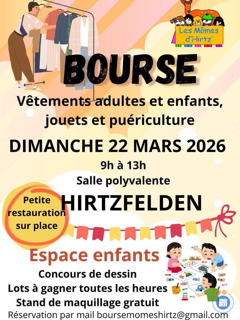 Image Bourse aux vêtements enfants, adultes, jouets et puéricultur (photo 1)
