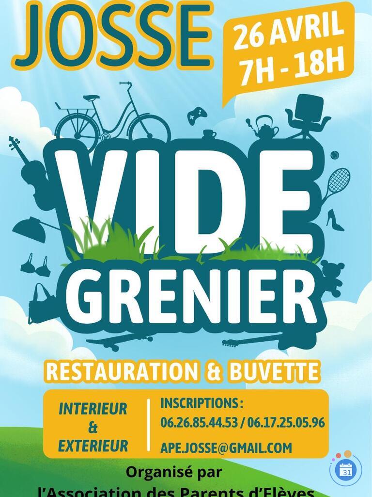 Image Vide grenier de L'ape de Josse (photo 1)