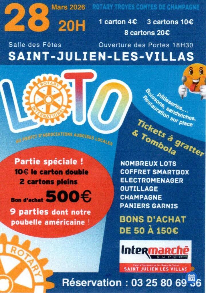 Image Loto du Rotary Troyes Comtes de Champagne (photo 1)